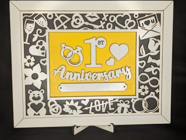 1st Anniversary Plaque