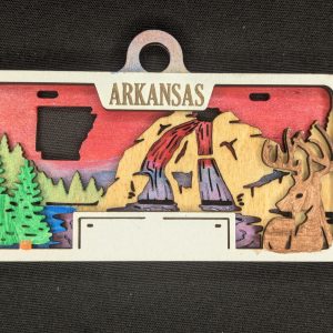AR License Plate Ornament
