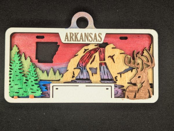 AR License Plate Ornament