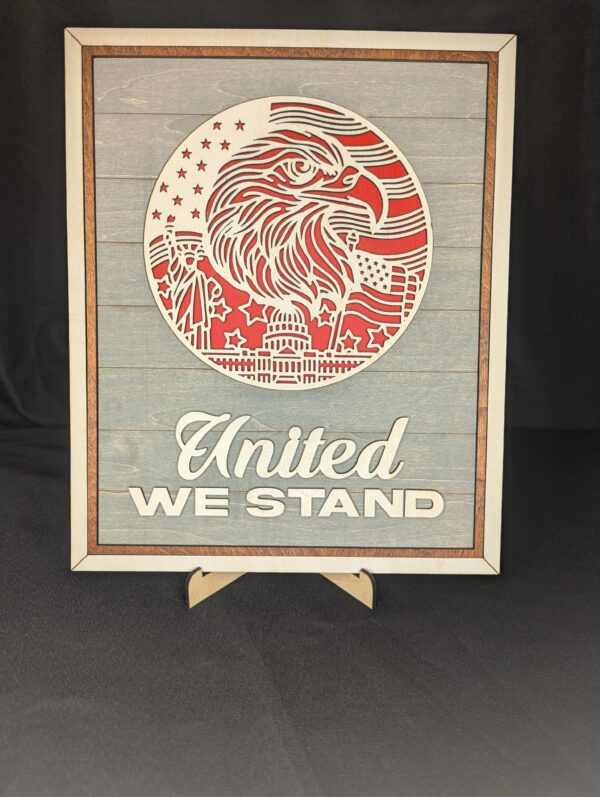 Frame Pop USA Pride Sign