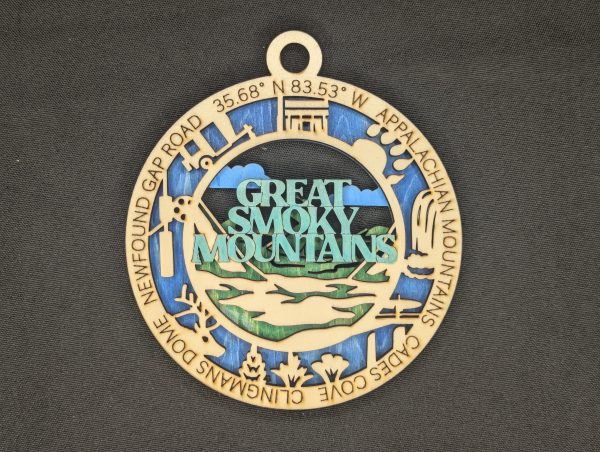 Great Smoky Mountains National Park Icon Ornament