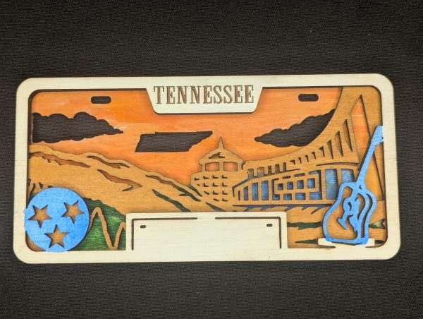 TN Desk License Plate