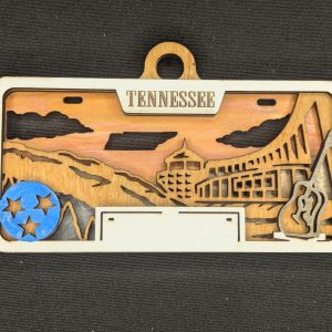 TN License Plate Ornament
