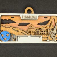 TN License Plate Ornament