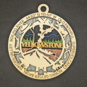Yellowstone National Park Icon Ornament