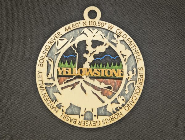 Yellowstone National Park Icon Ornament