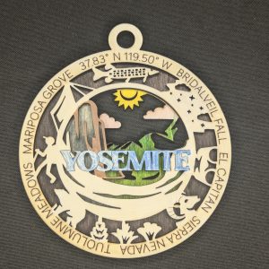 Yosemite National Park Icon Ornament