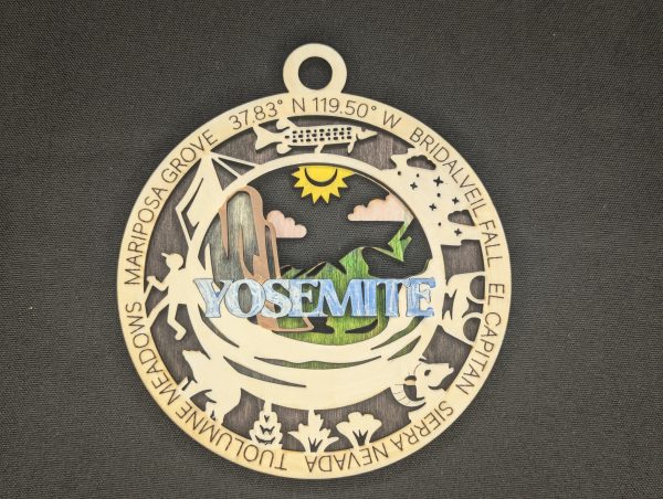Yosemite National Park Icon Ornament