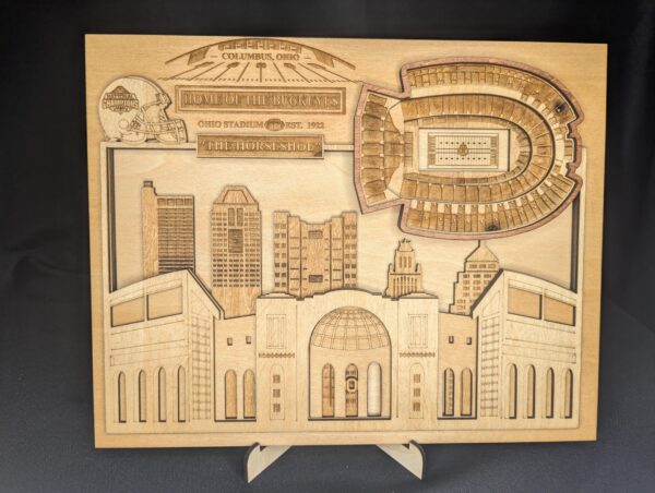 Ohio State University - The Horseshoe Football Stadium Plaque