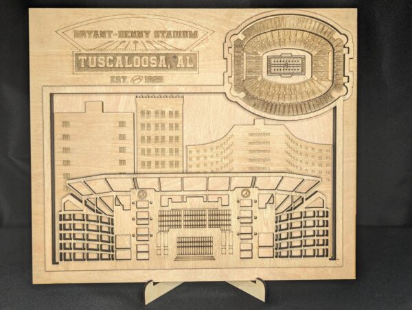 University of Alabama - Bryant-Denny Stadium Plaque
