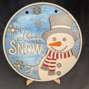 Snowman Let It Snow