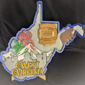 West Virginia Layered Wall Hanger