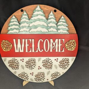 Welcome Winter Pine Cones