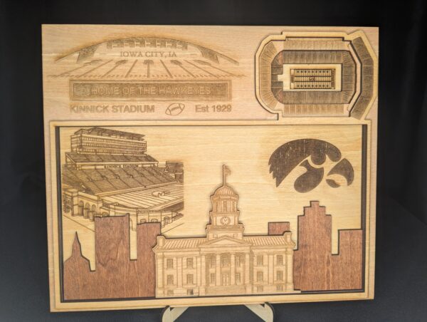 University of Iowa - Kinnick Stadium Plaque