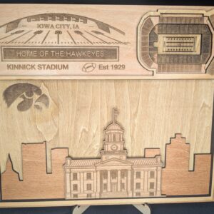 University of Iowa - Kinnick Stadium Plaque