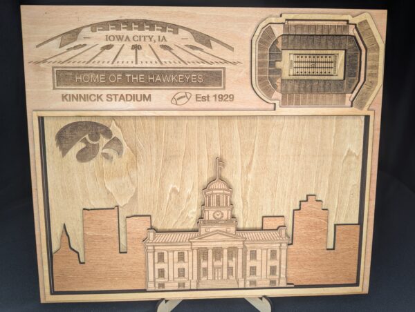 University of Iowa - Kinnick Stadium Plaque