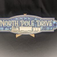 Christmas Street Sign - North Pole Drive