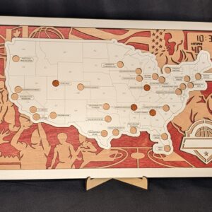 Basketball Team Tracker Map