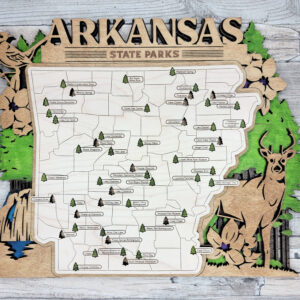 AR State Parks Tracker Map