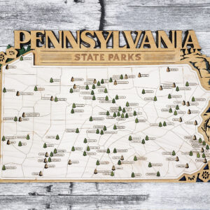 PA State Parks Tracker Map