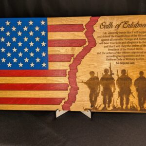 Oath of Enlistment Plaque