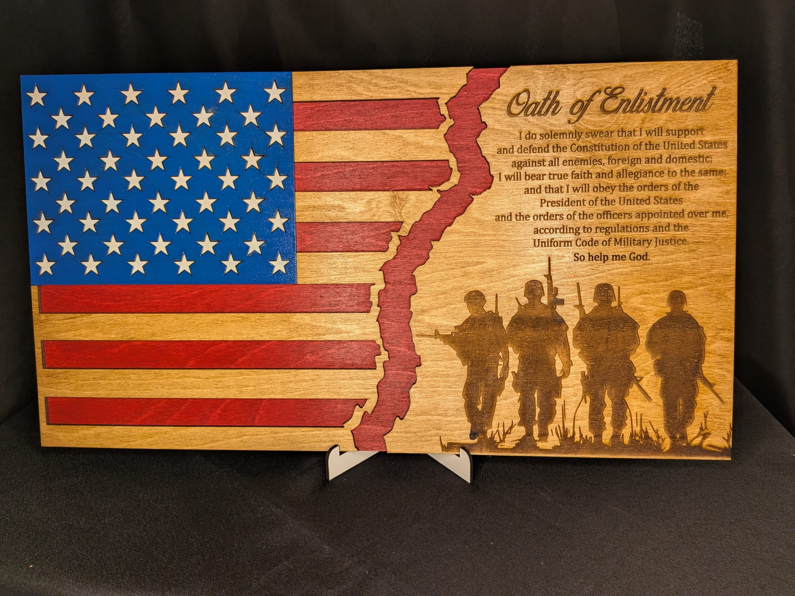 Oath of Enlistment Plaque