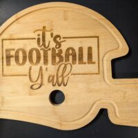 Football Helmet Cutting Board