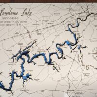 Fort Loudon Lake Topographical Map